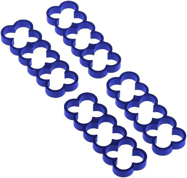 Alt view image 8 of 9 - Alphacool Eiskamm Aluminum X12 - 4mm Blue - 4 pcs (24790)