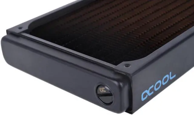 Alt view image 11 of 12 - Alphacool NexXxos ST30 Full Copper Radiator V.2, 480, 120mm x 4, Quad Fan