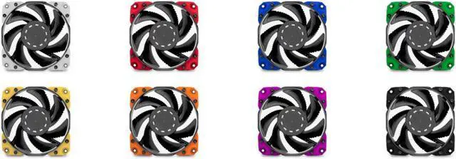 Alt view image 5 of 6 - EKWB EK-Vardar X3M 120ER PWM 120mm Fan, 500-2200 RPM, Digital RGB, Black