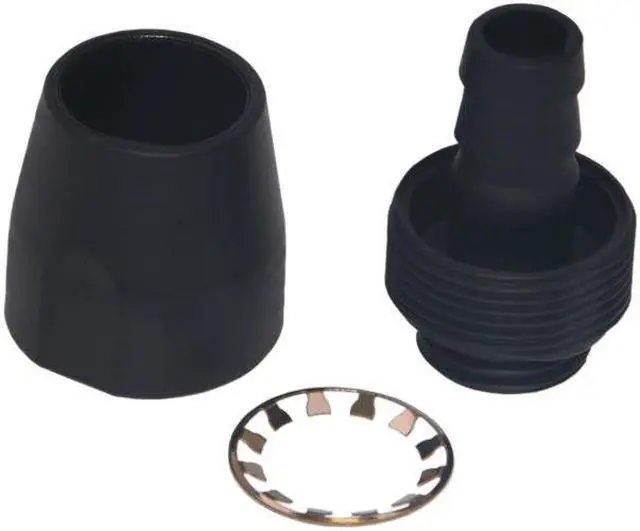Alt view image 9 of 10 - Alphacool HF Compression Fitting TPV, Black Nylon, 6-Pack