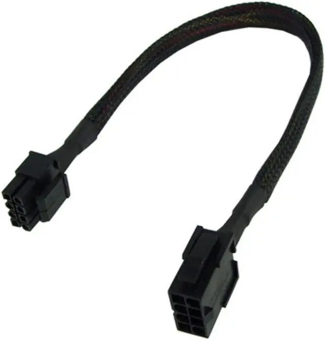 Alt view image 7 of 9 - Phobya extension 8-Pin or EPS12V 30cm - black