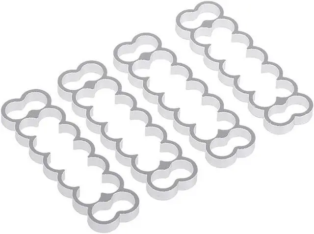 Alt view image 7 of 8 - Alphacool Eiskamm Aluminum X14 - 4mm Silver- 4 pcs (24773)