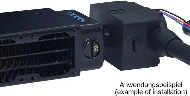 Alt view image 7 of 8 - Alphacool Eisstation 40 DC-LT Pump Top and Reservoir