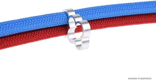 Alt view image 9 of 9 - Alphacool Eiskamm Aluminum X6 - 4mm Silver - 4 pcs (24770)