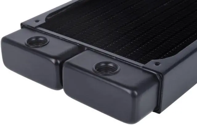 Alt view image 10 of 12 - Alphacool NexXxos ST30 Full Copper Radiator V.2, 480, 120mm x 4, Quad Fan