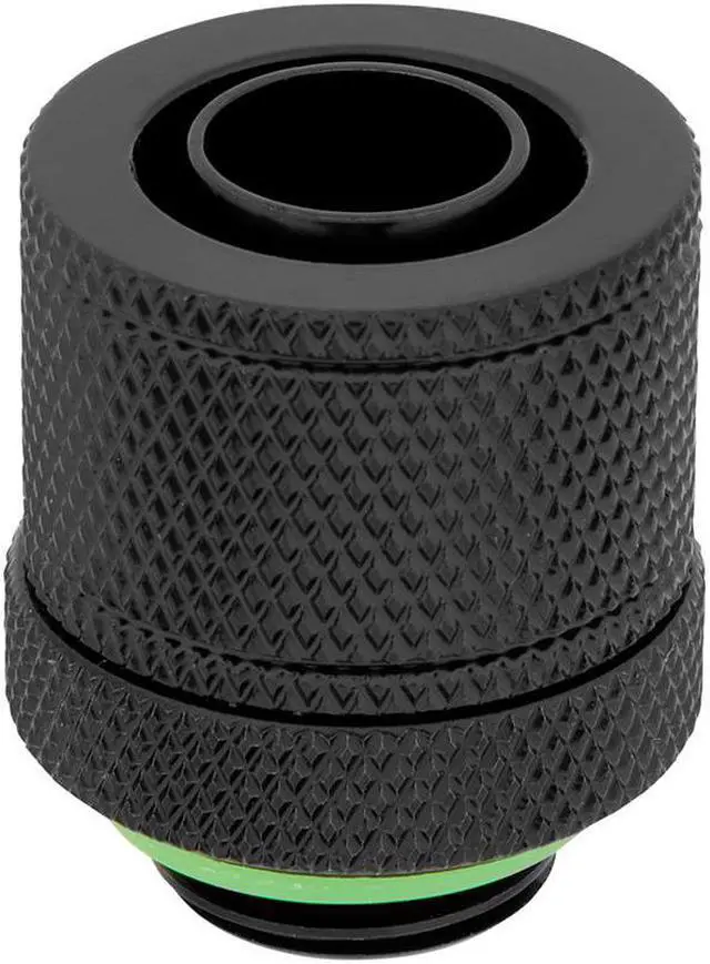 Alt view image 2 of 7 - Corsair Hydro X Series XF Compression 10/13mm (3/8" / 1/2") ID/OD Fittings, Black, 4-pack