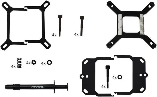 Alt view image 10 of 10 - Alphacool Eisblock XPX 1U CPU Water Block, Black