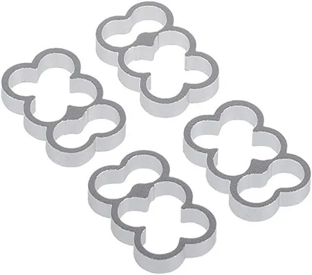 Alt view image 8 of 9 - Alphacool Eiskamm Aluminum X6 - 4mm Silver - 4 pcs (24770)