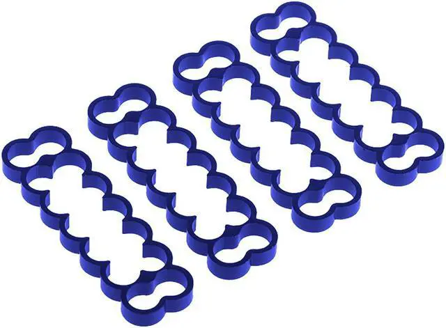 Alt view image 7 of 8 - Alphacool Eiskamm Aluminum X14 - 4mm Blue - 4 pcs (24791)