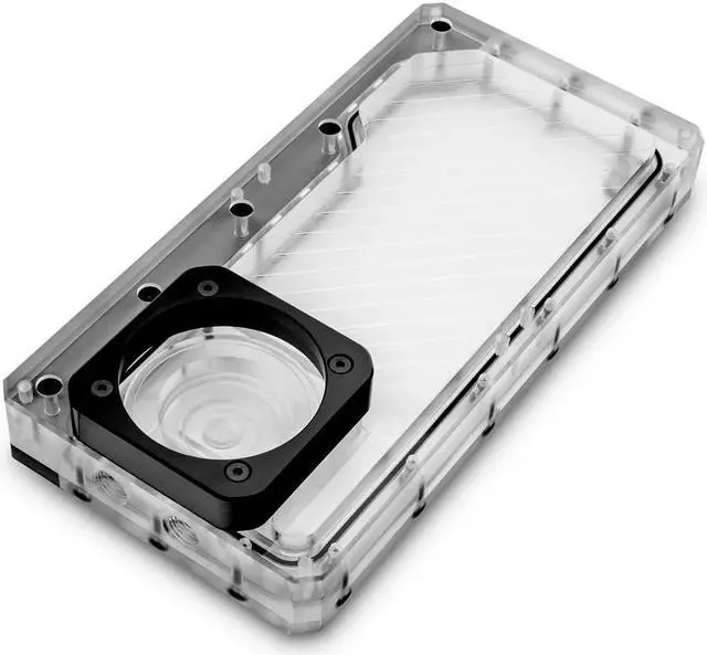 Alt view image 3 of 7 - EKWB EK-Quantum Kinetic FLT 240 Reservoir with D5/DDC Body, D-RGB, Plexi