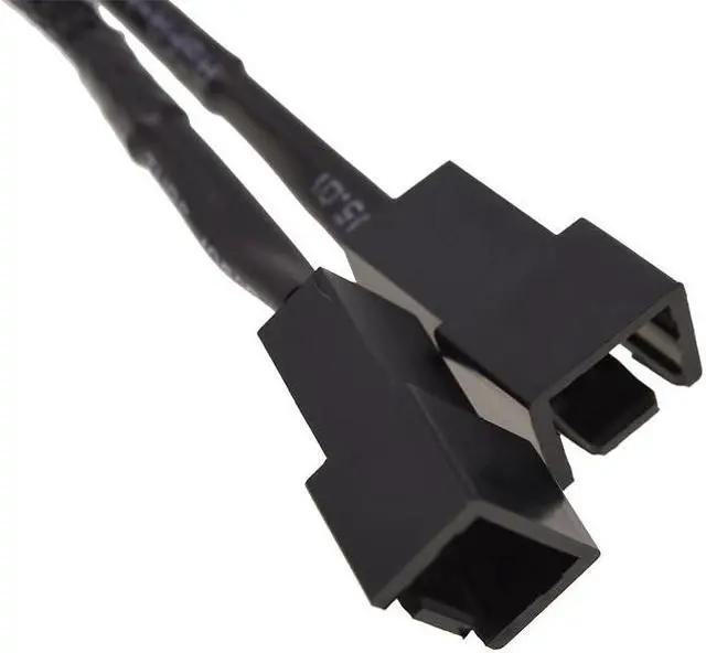 Alt view image 4 of 8 - Phobya power sata Y-cable internal to 3Pin 5V and 12V 20cm  - black
