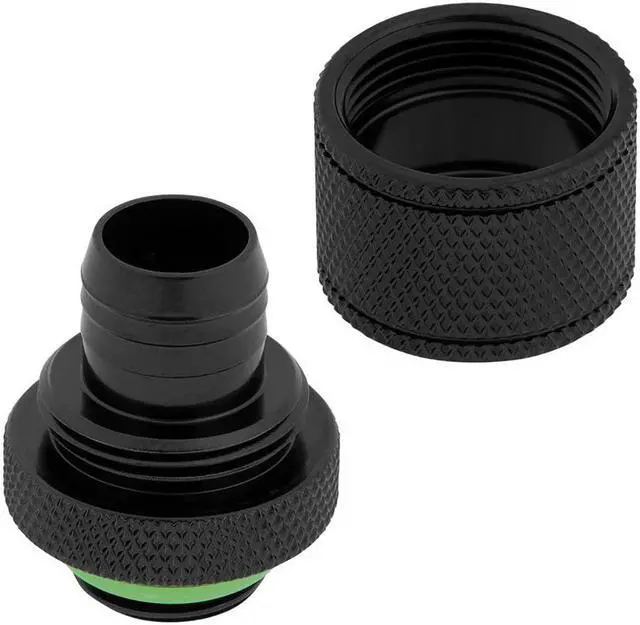 Alt view image 3 of 7 - Corsair Hydro X Series XF Compression 10/13mm (3/8" / 1/2") ID/OD Fittings, Black, 4-pack