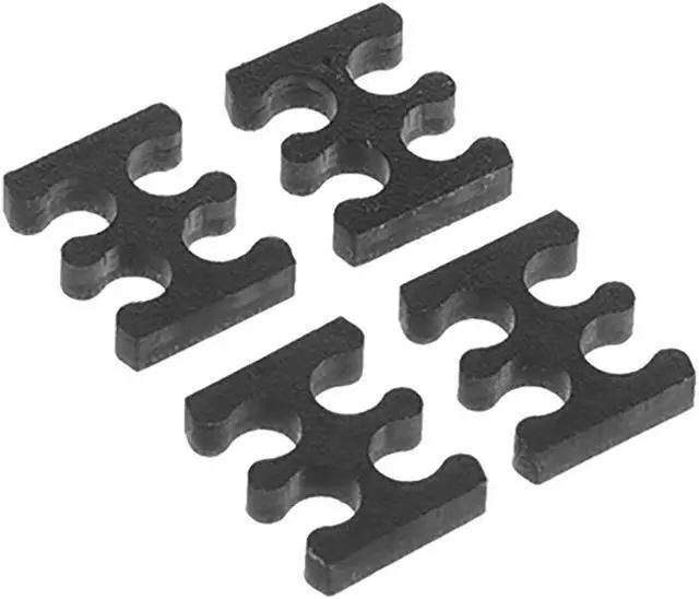 Alt view image 8 of 10 - Alphacool Eiskamm X4 - 3mm Black - 4 pcs (24751)