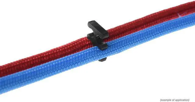 Alt view image 9 of 10 - Alphacool Eiskamm X4 - 3mm Black - 4 pcs (24751)