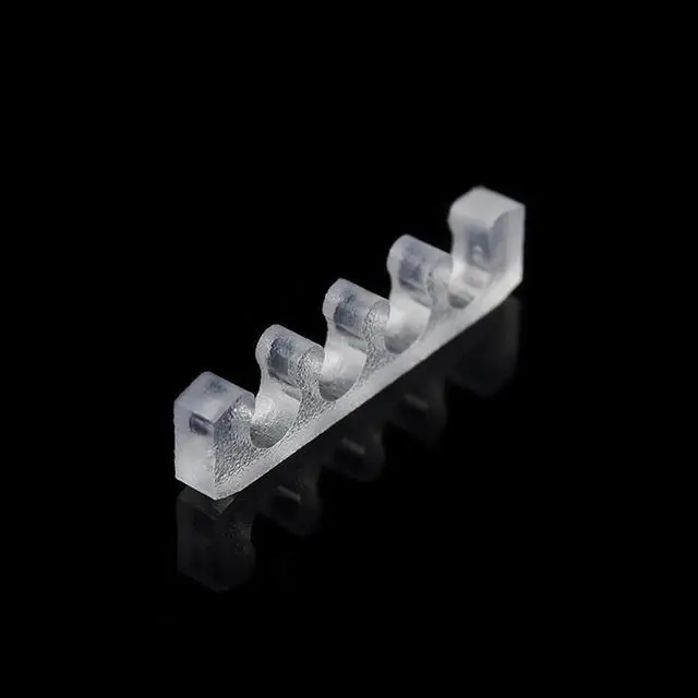 Alt view image 12 of 12 - Alphacool Eiskamm X4 Flat - 3mm Black - 4 pcs (24758)