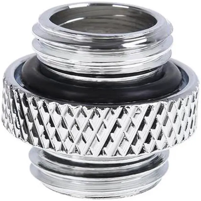 Alt view image 3 of 6 - Alphacool Eiszapfen G1/4" Male to Male Adapter Fitting - Chrome (17398)