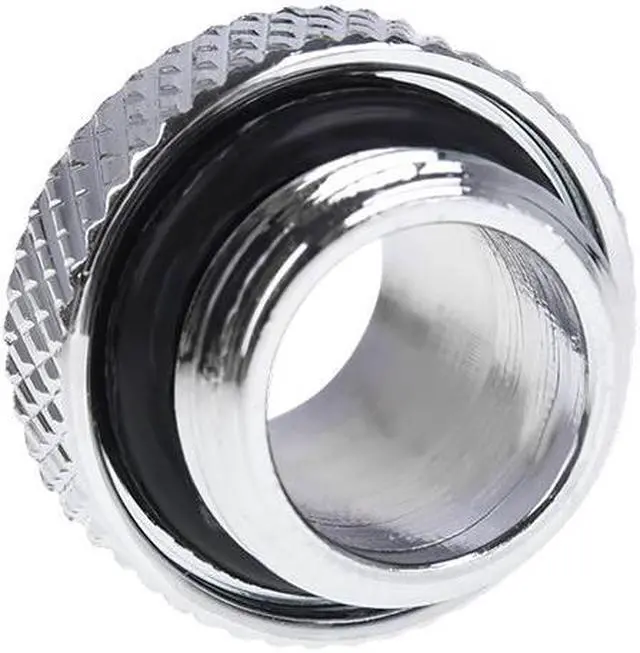 Alt view image 4 of 6 - Alphacool Eiszapfen G1/4" Male to Male Adapter Fitting - Chrome (17398)