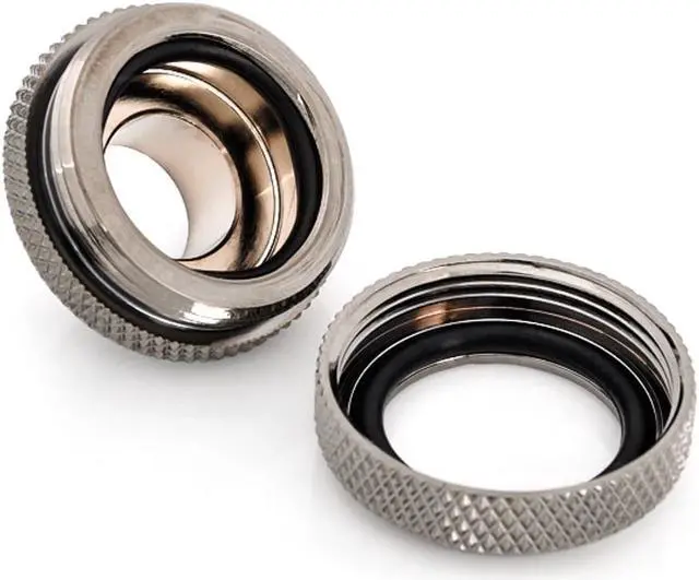 Alt view image 6 of 6 - Bitspower G1/4" to Enhance Multi-Link Fitting for 16mm OD Rigid Tubing, Black Sparkle