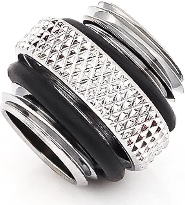 Alt view image 2 of 4 - Bitspower G1/4" 5mm Male to Male Fitting, Silver Shining
