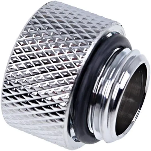Alt view image 5 of 10 - Alphacool Eiszapfen G1/4" Male to Female 10mm Extender Fitting, Chrome