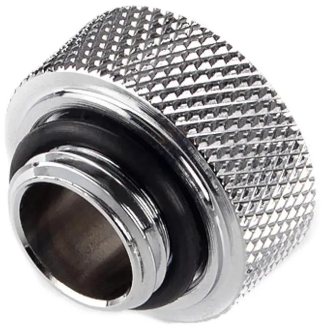 Alt view image 4 of 4 - Bitspower G1/4" to Multi-Link Fitting for 14mm OD Rigid Tubing, Silver Shining
