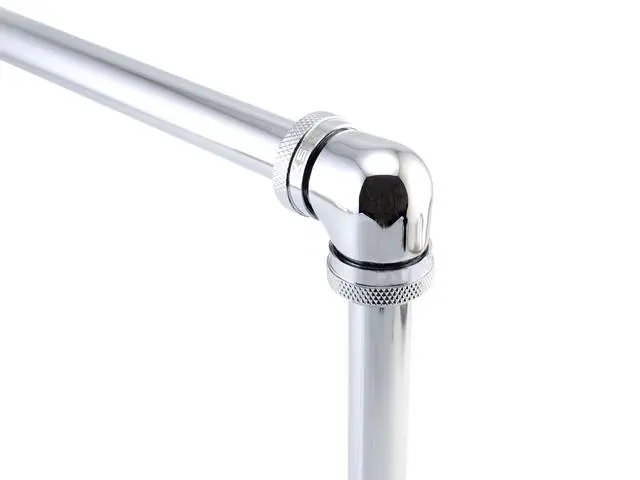 Alt view image 9 of 14 - XSPC 14mm Rigid Brass Tubing 0.5m Chrome