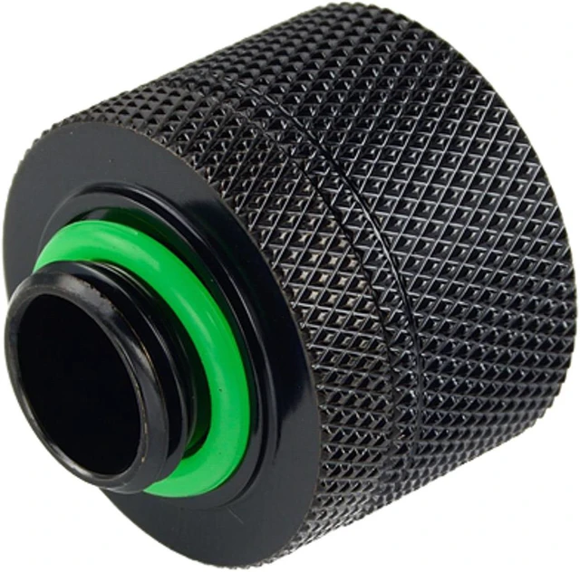 Alt view image 5 of 6 - Bitspower G1/4" to 1/2" ID, OD 3/4" OD Compression Fitting for Soft Tubing, CC5 Ultimate, Matte Black