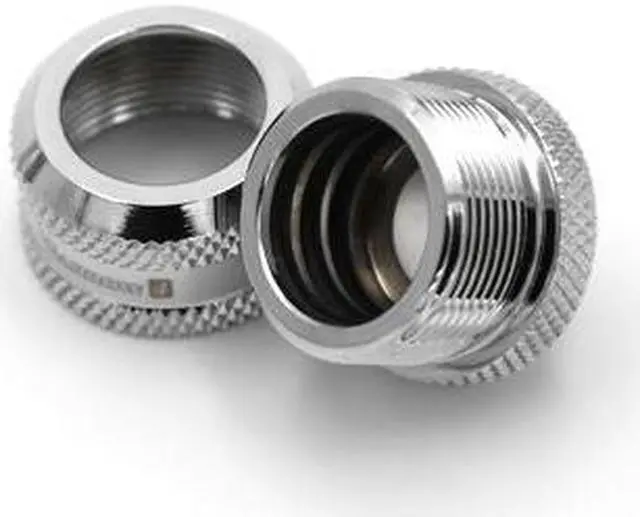 Alt view image 4 of 5 - Barrow G1/4" to 14mm Hard Tubing Compression Fitting, Silver Shiny
