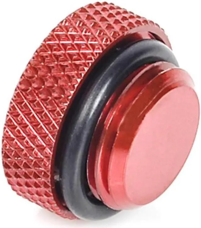 Alt view image 4 of 4 - Bitspower G1/4" Stop Fitting, Deep Blood Red