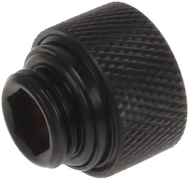 Alt view image 5 of 8 - Alphacool Eiszapfen G1/4" HardTube Compression Fitting for Carbon Tubes, 12mm OD, Black