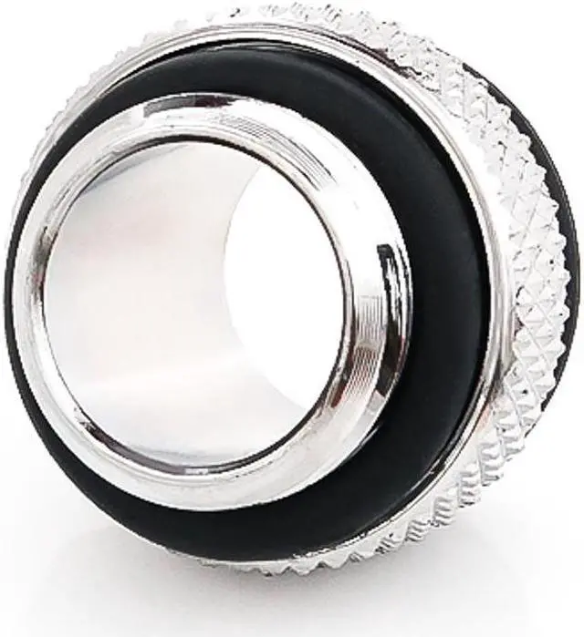 Alt view image 3 of 4 - Bitspower G1/4" 5mm Male to Male Fitting, Silver Shining
