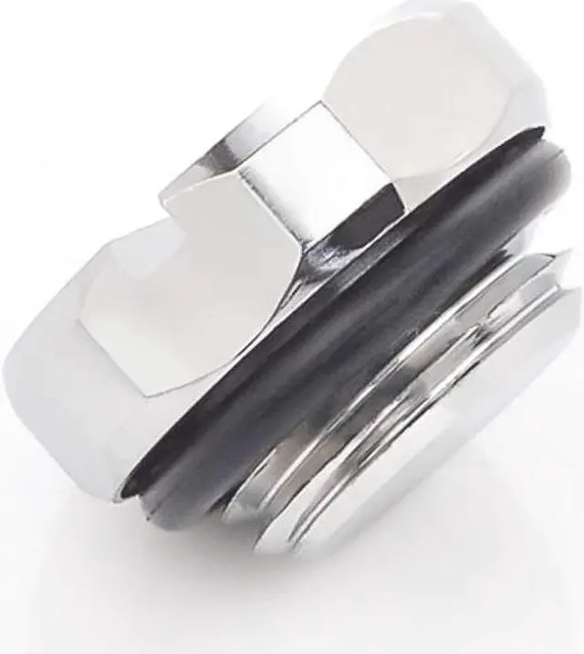 Alt view image 6 of 6 - Bitspower Diamond Stop Fitting, Silver Shining