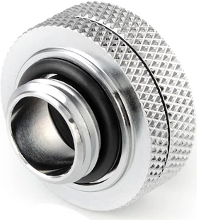 Alt view image 9 of 11 - Bitspower G1/4" to Enhance Multi-Link Fitting for 16mm OD Rigid Tubing, Silver Shining