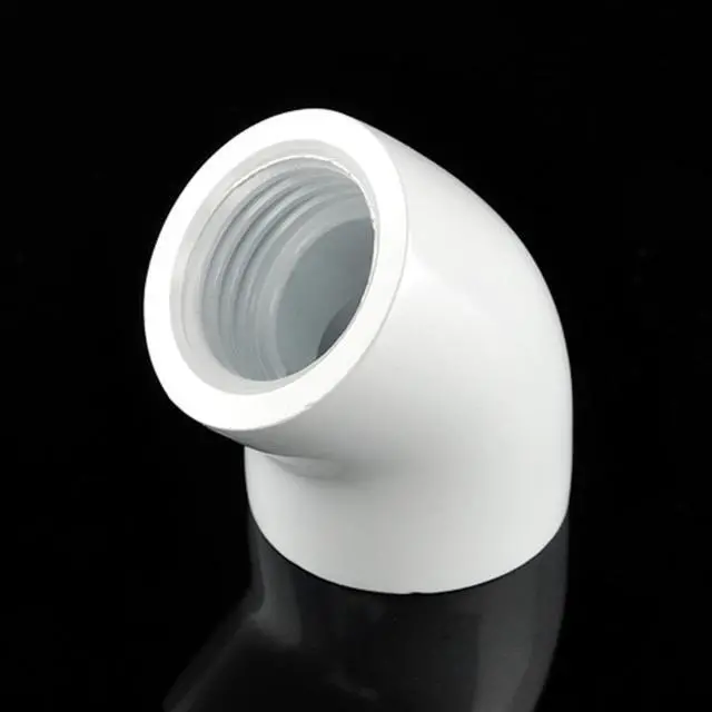 Alt view image 6 of 6 - Bitspower G1/4" Female to Female Extender Fitting, 45 Degree Angle, Deluxe White