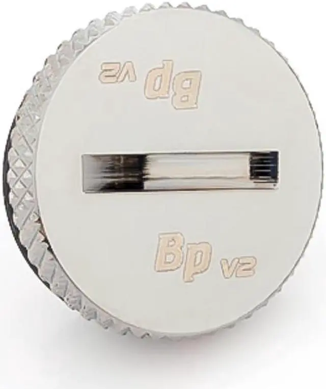Alt view image 2 of 3 - Bitspower G1/4" Low-Profile Stop Fitting V2, Black Sparkle