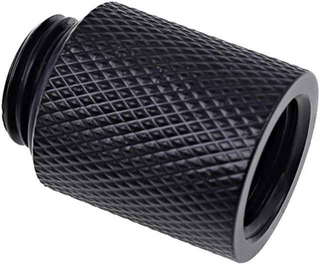 Alt view image 5 of 9 - Alphacool Eiszapfen G1/4" Male to Female 20mm Extender Fitting, Deep Black