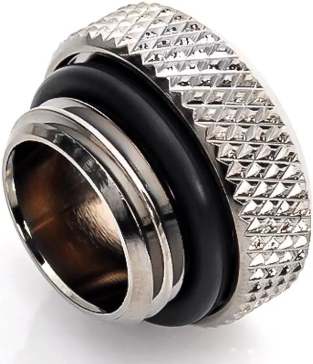 Alt view image 10 of 14 - Bitspower G1/4" to Multi-Link Mini Adapter Fitting for 12mm OD Rigid Tubing (For Use with Bitspower Rigid Tubing Only), Black Sparkle