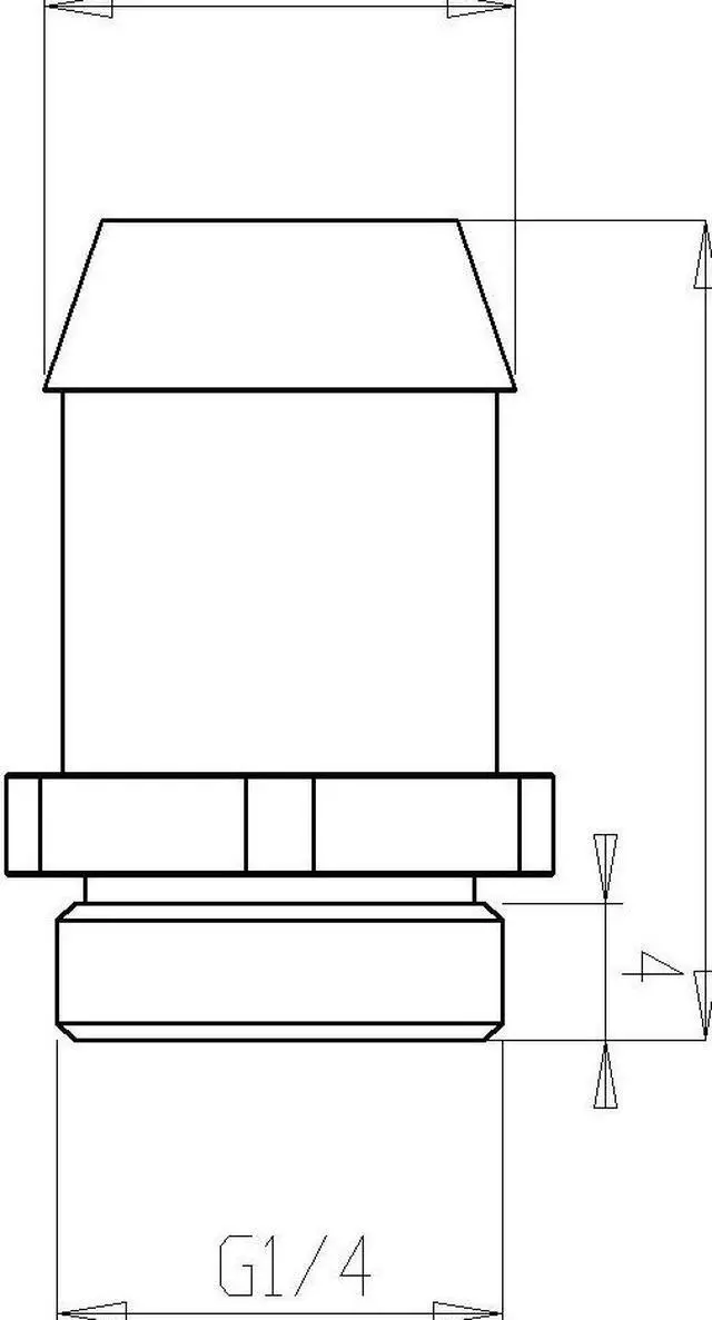 Alt view image 7 of 8 - XSPC G1/4" to (13mm) 1/2" Barb Fitting - Black Chrome Finish