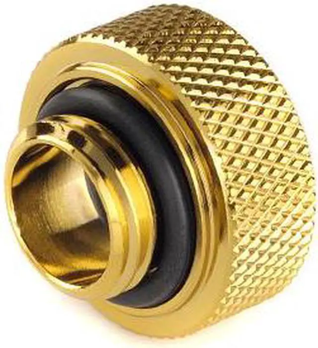 Alt view image 2 of 3 - Bitspower G1/4" to Multi-Link Fitting for 16mm OD Rigid Tubing, True Brass