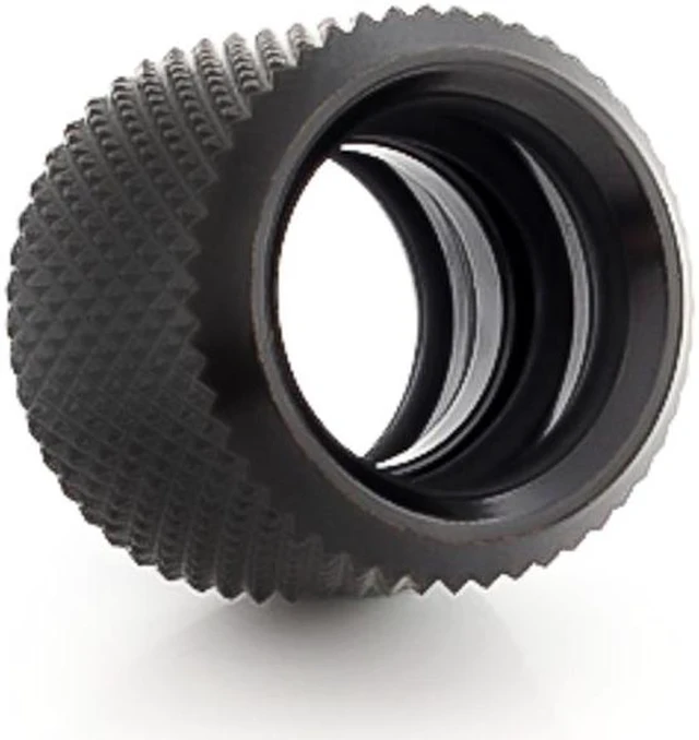 Alt view image 3 of 4 - Bitspower Multi-Link Coupler Fitting for 12mm OD Rigid Tubing, Matte Black