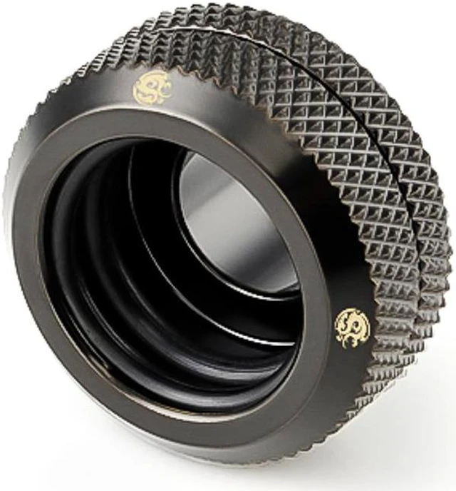 Alt view image 4 of 7 - Bitspower G1/4" to Enhance Multi-Link Fitting for 16mm OD Rigid Tubing, Matte Black