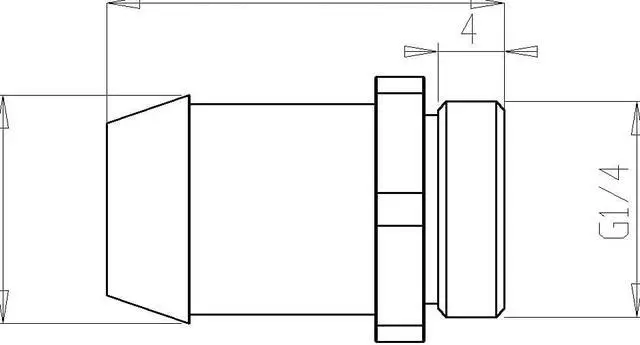 Alt view image 7 of 9 - XSPC G1/4" to 1/2" Barb Fitting, Chrome
