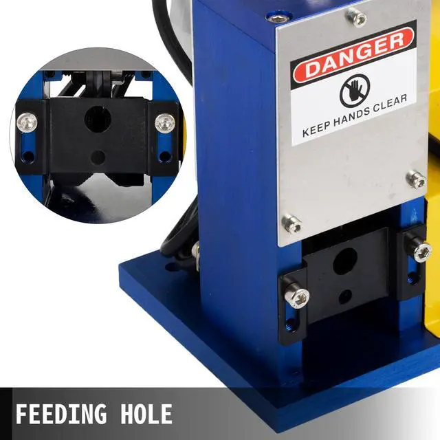 Alt view image 6 of 16 - VEVOR Electric Powered Wire Stripping Machine Cable Stripper Metal Recycle 1/4HP