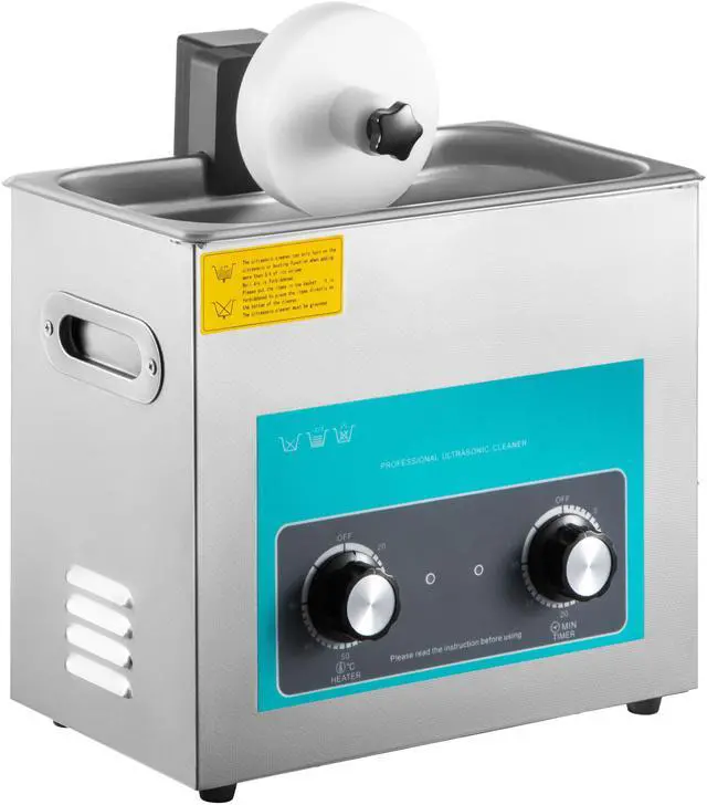 Alt view image 4 of 15 - VEVOR Ultrasonic Vinyl Record Cleaner Vinyl Ultrasonic Cleaning Machine 6L Knob