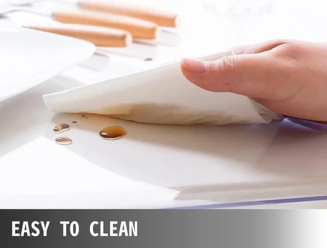 Alt view image 2 of 14 - VEVOR Mophorn 100 x 45 Inch Crystal Clear Table Protector Clear PVC Table Top Protector 1.5mm Thick Table Cover Rectangular Table Pads for Dining Room Table/Desk