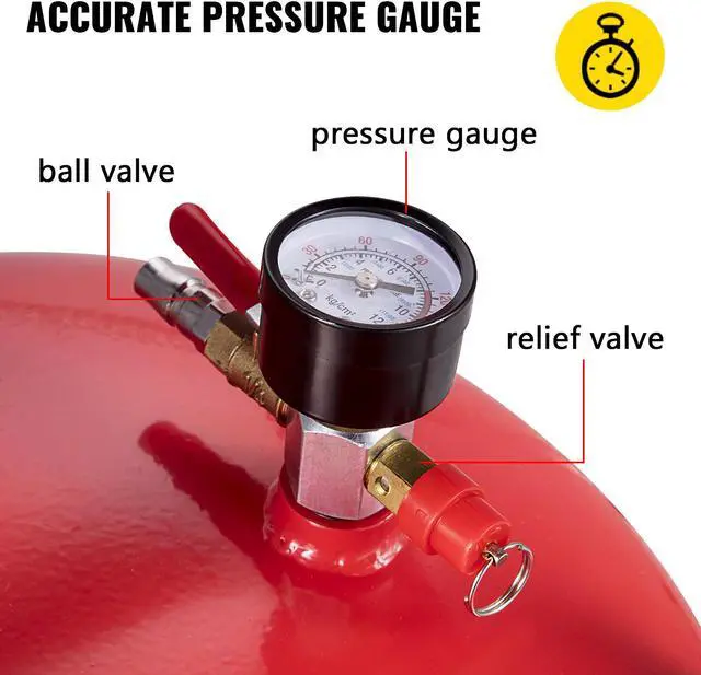 Alt view image 6 of 9 - VEVOR Waste Oil Drain Tank Portable Oil Drain 20 Gallon Air Operated Drainer