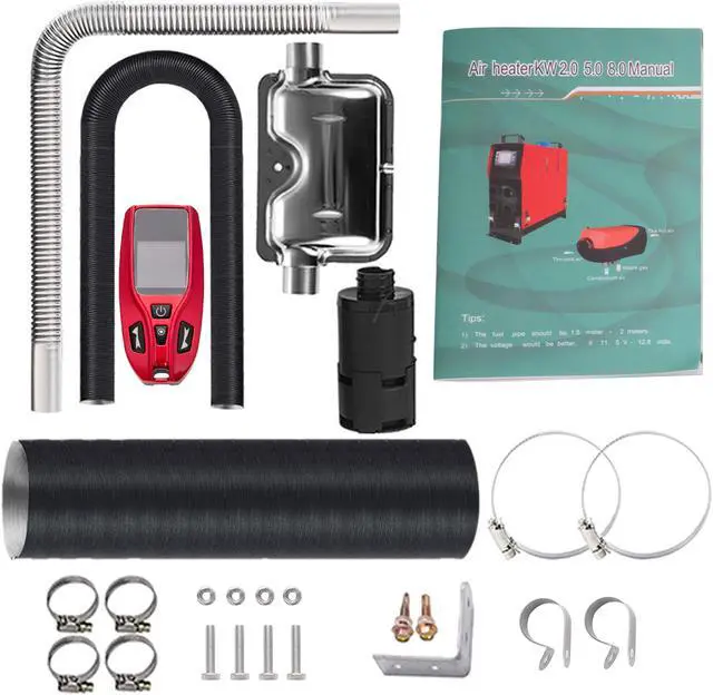 Alt view image 6 of 11 - VEVOR Diesel Air Heater,12V 8KW Parking Heater, All in One Truck Heater, Single Air Outlet, Vehicle Heater, Fast Heating Diesel Heater, for Car, Vans, Truck, RV, Boats, Trailer, Motorhome, Caravan