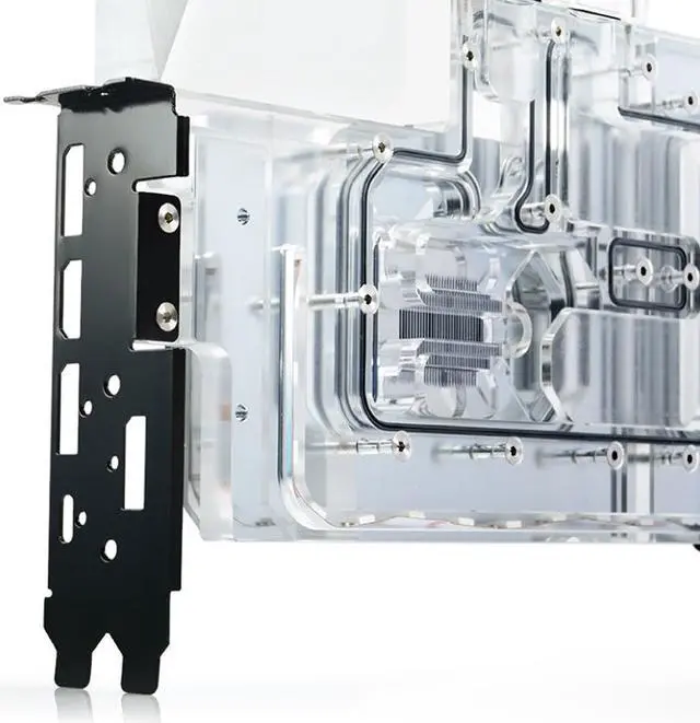 Alt view image 2 of 5 - Bitspower Lotan series VGA water block and I/O bracket for MSI GeForce RTX 2080 Ti Gaming X TRIO