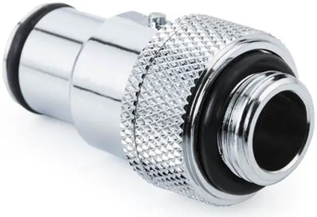 Alt view image 5 of 8 - Bitspower Quick Disconnect Male Fitting with G1/4" Extender, Silver Shining