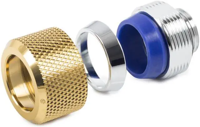 Alt view image 2 of 4 - Bitspower G1/4" True Brass Advanced Multi-Link For OD 14MM (4PCS)